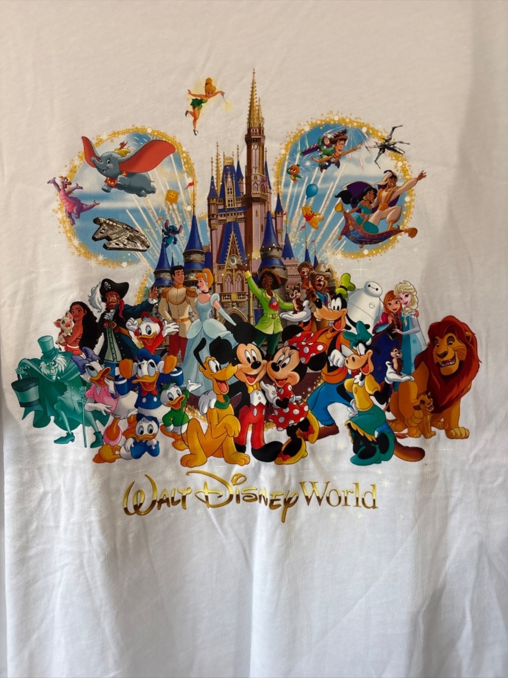 Disney Parks WDW Castle Storybook Collection Mickey & Friends T-Shirt XXL NWT - Picture 3 of 6